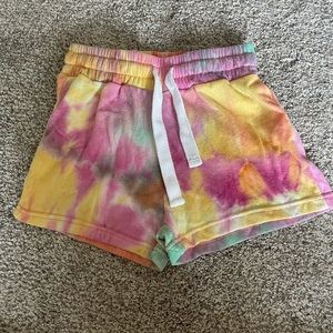 tie-dye shorts